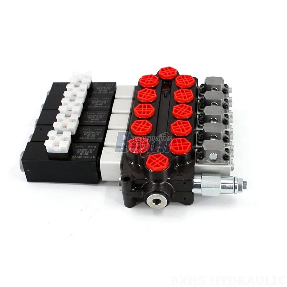 Hydraulic Q45 5 Spool Monoblock Directional Control Valve cover photo
